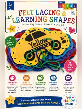Horizon Group Felt Lacing and Learning Shapes 3+ years